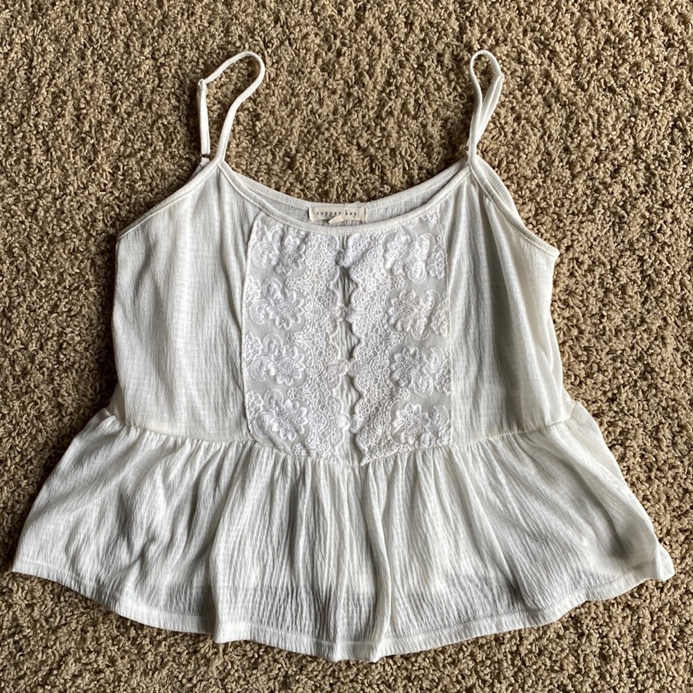 Lace tank top